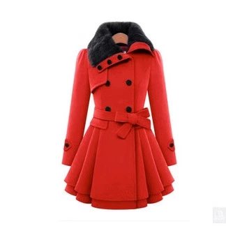 Шерстящее пальто, AliExpress, wish, европейский стиль, облегающий, повышенная толщина, (физические)