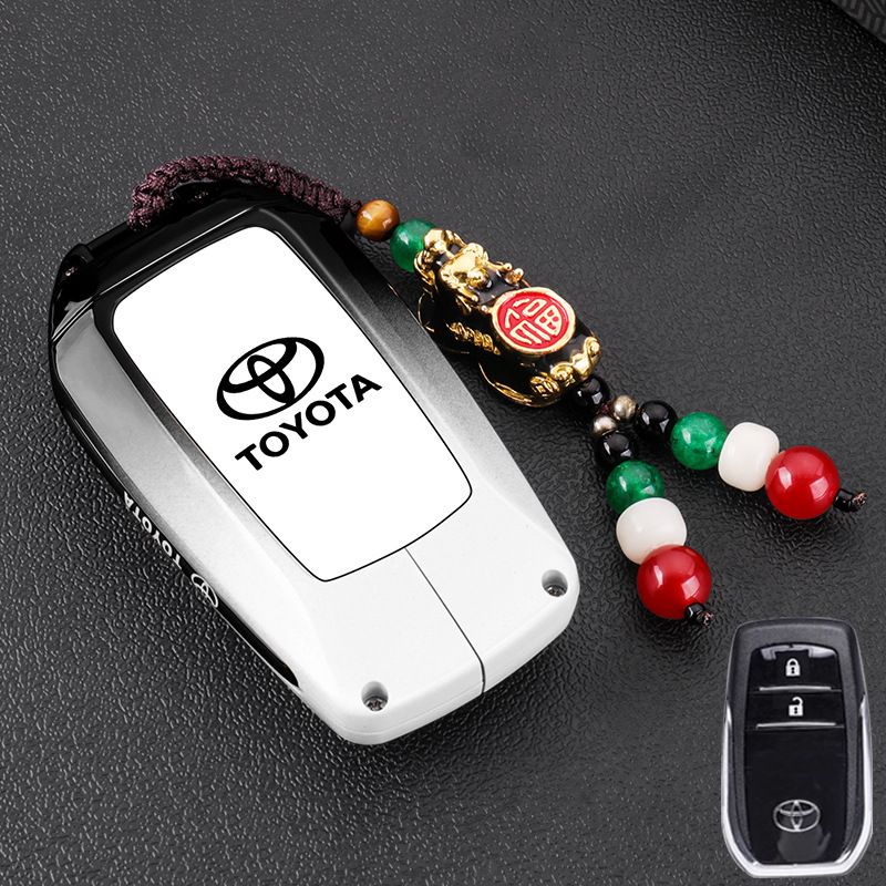 Suitable for Toyota Key Cover Chr Hilux Fortuner Cooluze Camry Corolla Rav4 Highlander