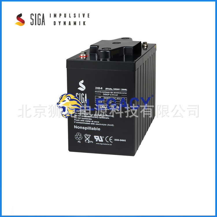 德国SIGA蓄电池225-6（6V225AH)大陆经销商