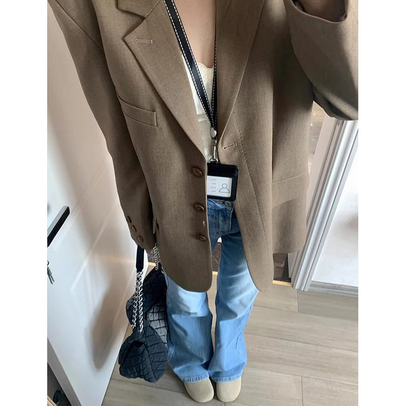 设计感西装外套女春春年新款小个子休闲通勤小西服设计感小众|undefined
