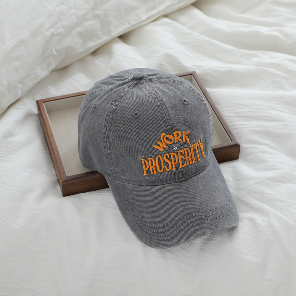 Hanfeng personalidad letras para niños sombrero de lengua de pato suave superior versátil modelado gorra de béisbol sombrero de sombrero de sombrero