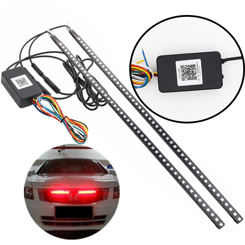 Coche LED Symphony streamer luz de red de coche colorido luz de red de coche control remoto tira de luz RGB luz de ambiente de red
