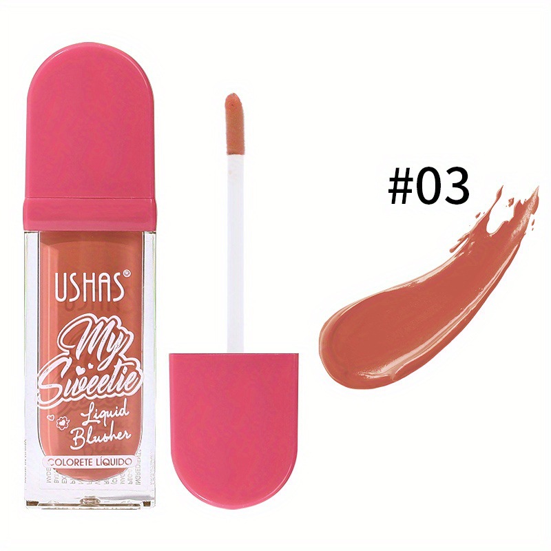USHAS líquido blush transfronterizo gel blush crema blush brillante blush líquido FS421