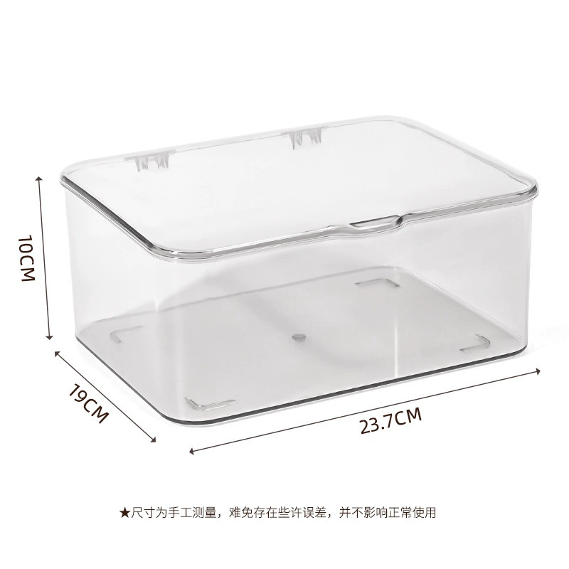 Face mask, storage box, table transparent cosmetic dressing table, increased thickness