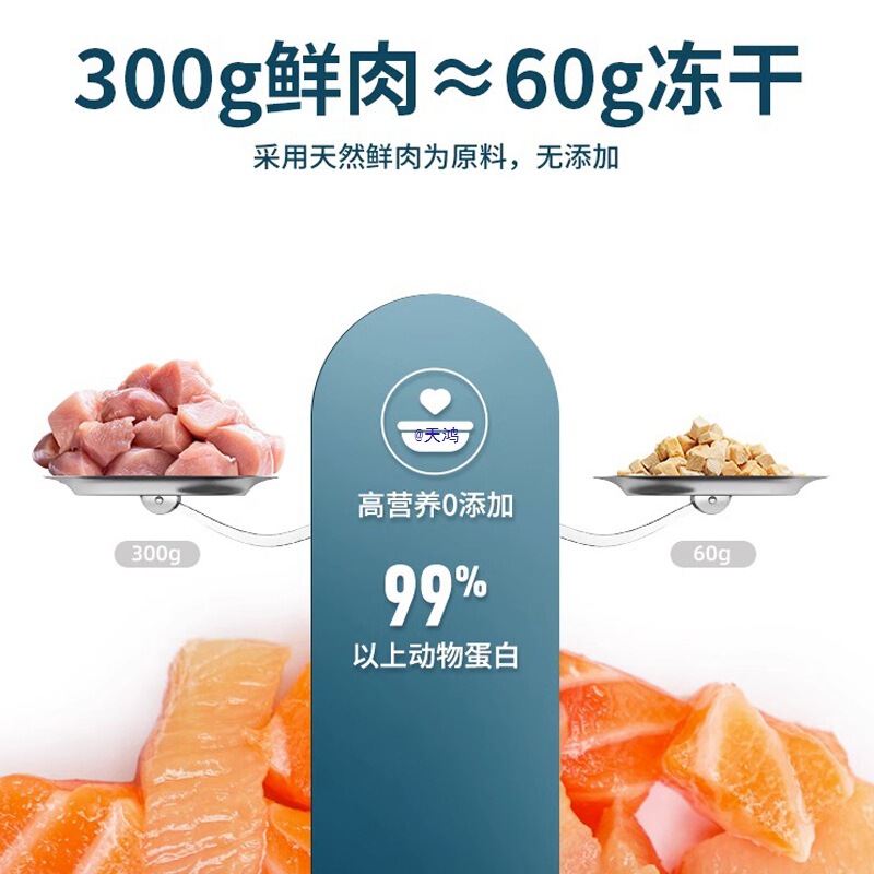 Freeze-Dried Snacks for Cats, Kittens, Adult Cats and Dogs, Chicken and Duck Meat, Cat Food, Cat Snacks, All Types of Dogs and Cats