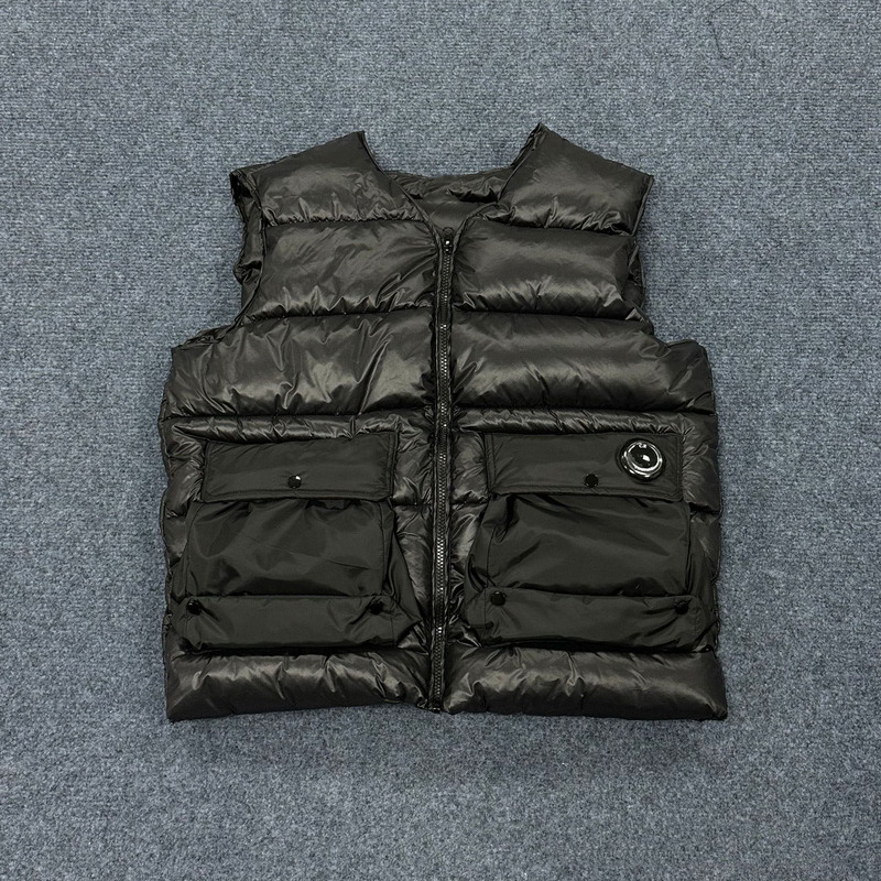 跨境外贸秋冬新品C.P.棉服马甲经典工装加厚保暖棉服外套马甲批发|undefined
