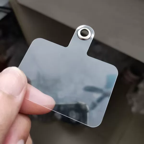 Factory in stock wholesale mobile phone gasket fixed clip mobile phone shell clip card lanyard card sticker wholesale transparent clip