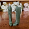 2 army green boots