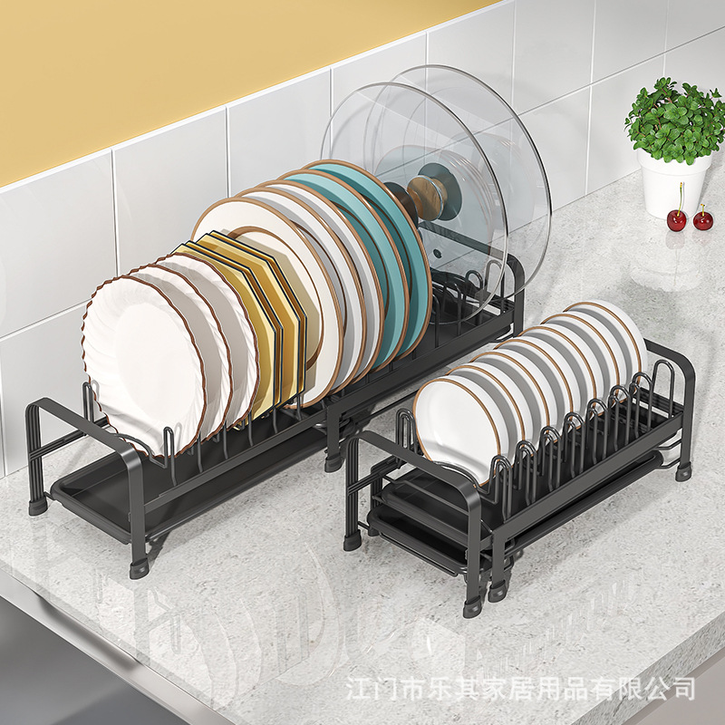 Rack de drenaje de cocina Rack de fregadero Rack de almacenamiento de placas de una sola capa Rack de almacenamiento de platos Rack de lavaplatos Rack de platos en la piscina