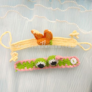 Star Dailou handmade wool woven creative bracelet for men and women lovers rabbit ears cartoon small bracelet hand rope