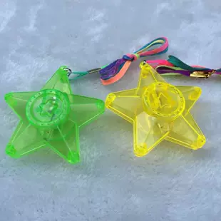 Светящиеся звёзды-подвески LED разноцветные