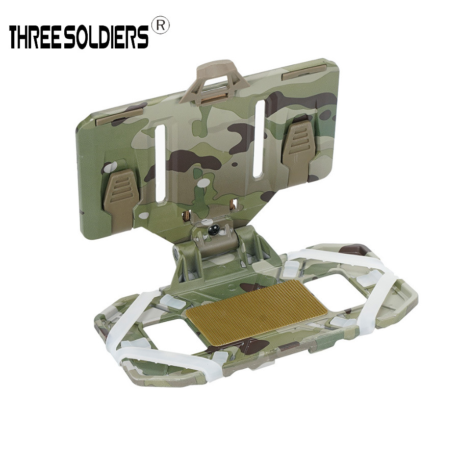Real-Life Cs Tactical Vest Front Chest Hanging Molle Foldableing Mobile Phone Navigation Portable Board Outdoor Multi-Purpose Mobile Phone Clip