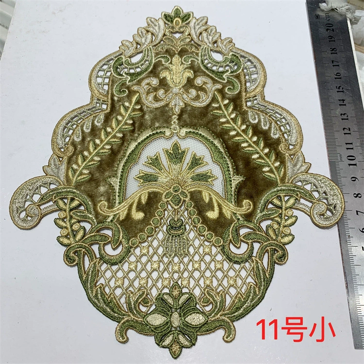 Cloth, sofa, sticker, pillow, decorative flowers, European style, with embroidery