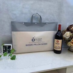 メーカー卸売ランニングモデルシングル枕コアカラーマッチング不織布ハンドバッグホームテキスタイル包装袋印刷可能在庫あり