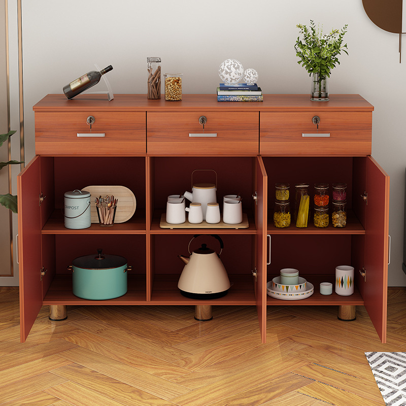 木質辦公文件柜子公司資料檔案櫃打印機矮櫃帶鎖儲物櫃活動床頭櫃