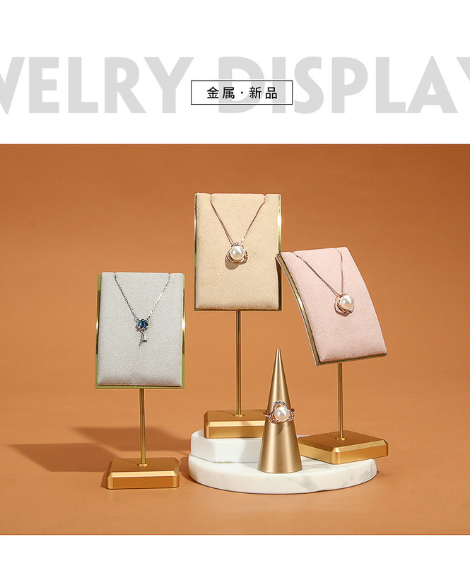 B001-(975-984)絨感皮金屬項鍊架(旭躍)詳情_1