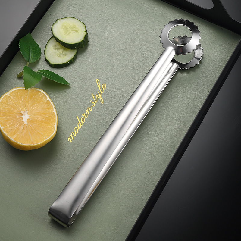 304 clip de alimentos de acero inoxidable carne asada filete asado guisado guisado clip de pan de frutas buffet clip de alimentos guisado