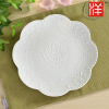 European wedding wedding lace reloving butterfly hollow ceramic snack cake disk