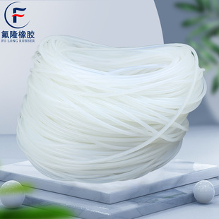 Factory Customized Solid Silicone Round Strips 1-10mm Solid Round Strips High Temperature Resistant Anti-Collision Solid Silicone Soft Strips