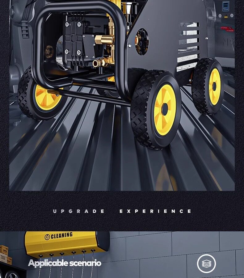 Delixi Electric Car Washing Machine Cleaning Machine Water Gun for Home and Commercial Use, Car Wash Shop, Farm, 220V Ultra-High Pressure Water Gun