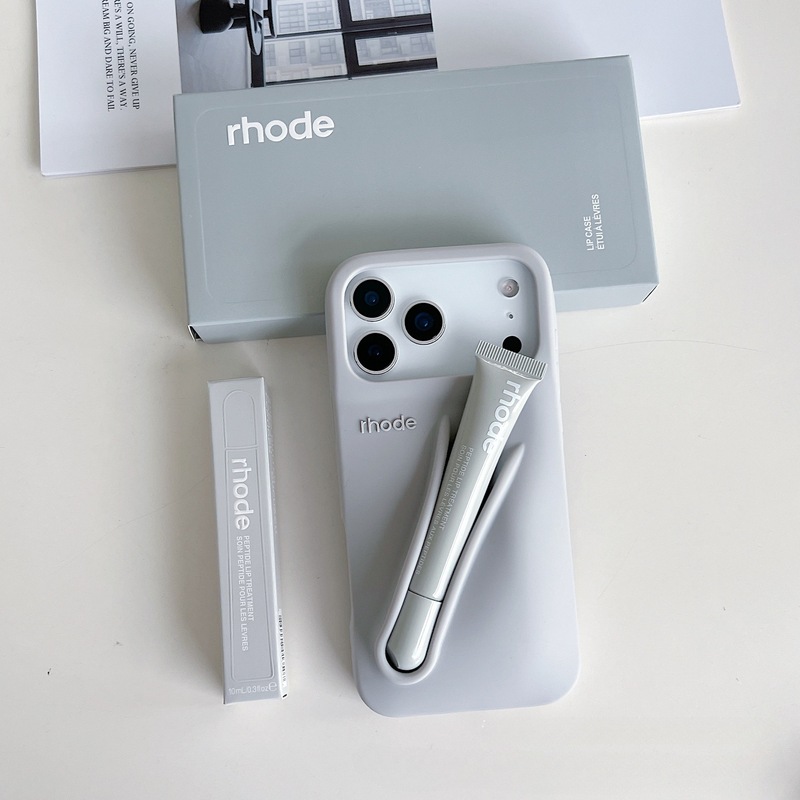 外贸适用iPhone17Promax海莉rhode口红唇釉硅胶手机壳16p软保护套|undefined