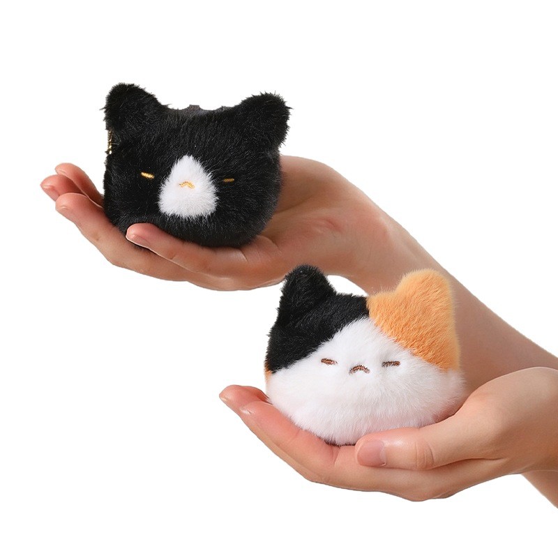 Colgante de Peluche de Gato Magnético de Franela para Mochila