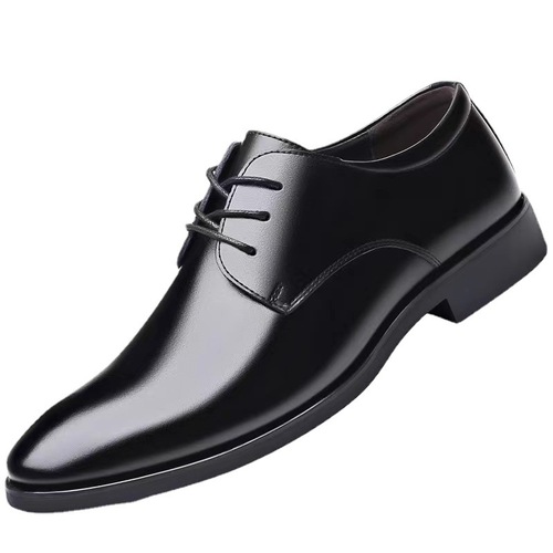 Men's leather shoes spring and autumn new men's business formal casual Korean version British office young groom wedding