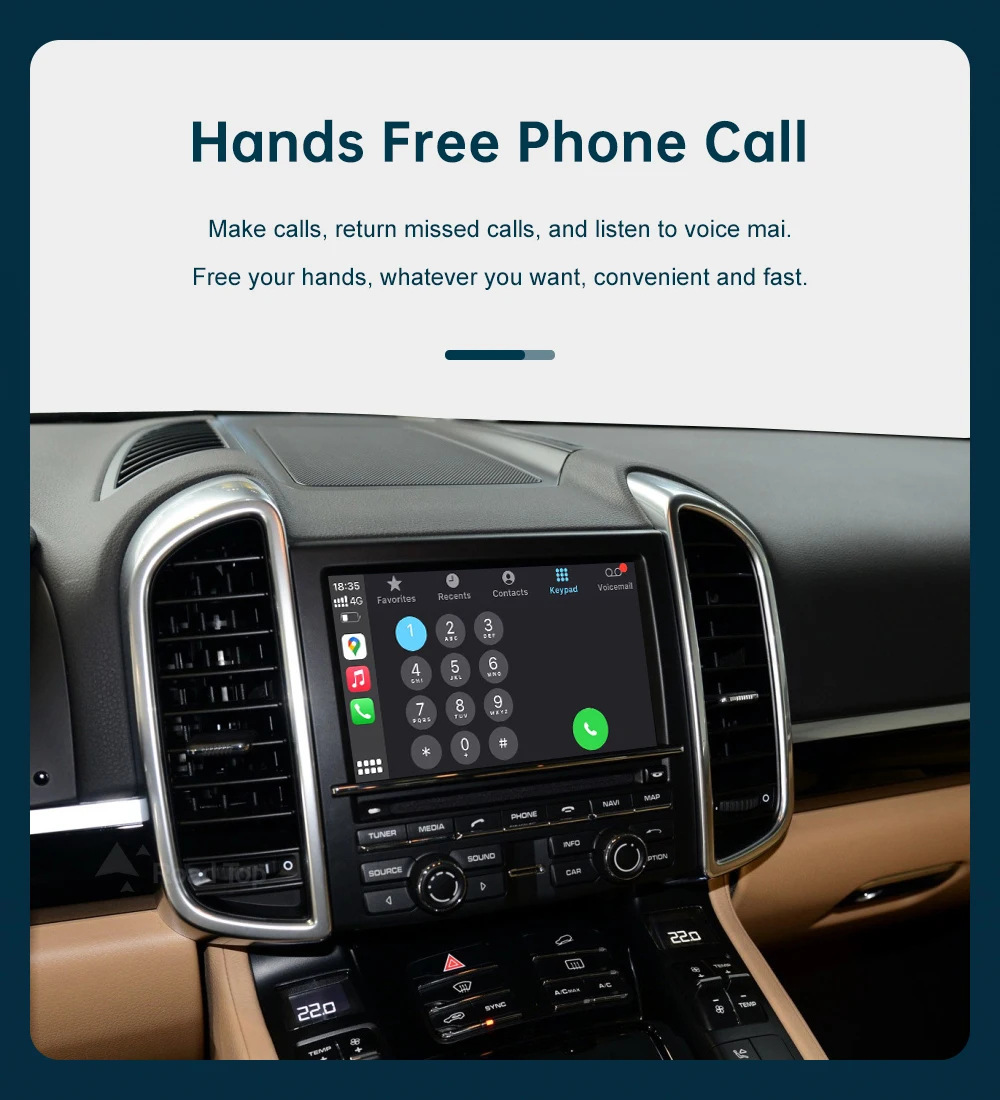 Wireless Carplay Car-Machine Interconnection Is Suitable for Porsche Pcm3.0 Pcm3.1 Decoder Module Decoder