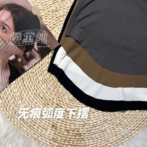 Summer ice silk latex fixed cup with chest pad solid color outer camisole slim fit and comfortable inner wear to wrap the chest