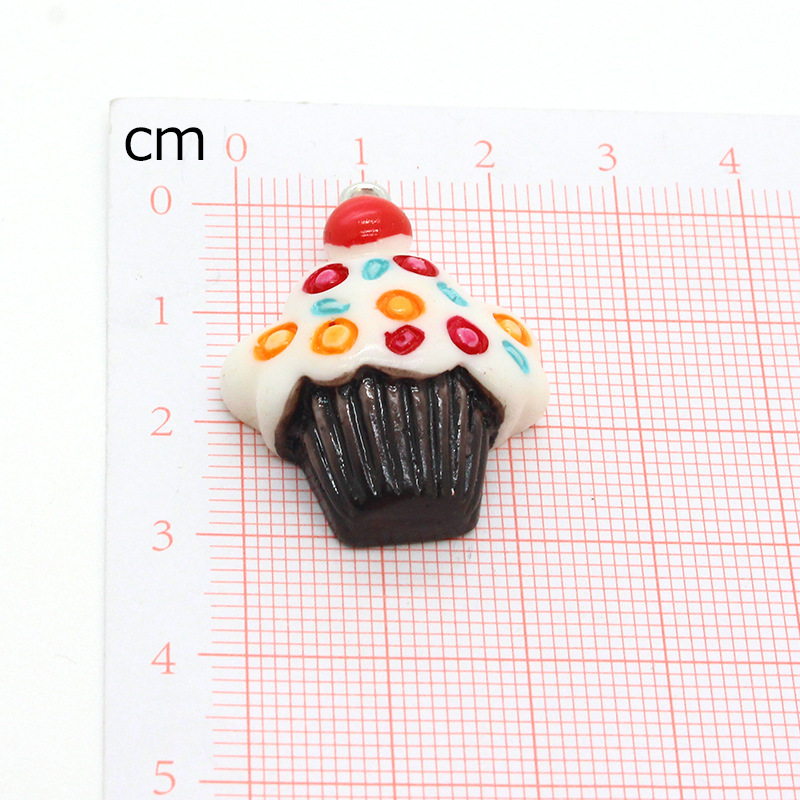 DIY Jewelry Accessories Classification 10 PCS/Package Resin Cake Pendant