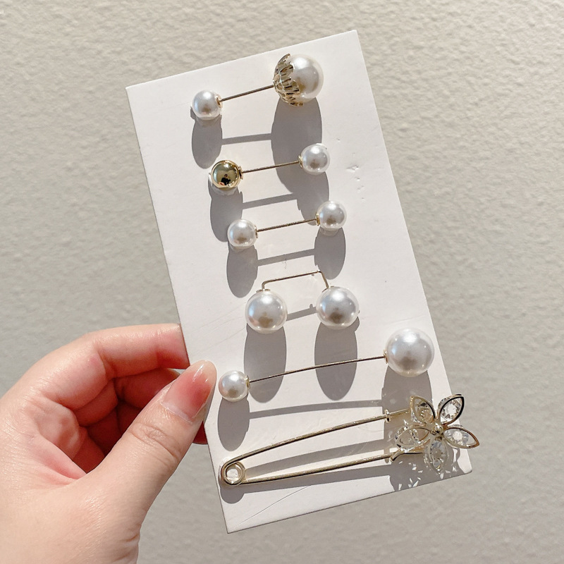 Falda con hebilla de cintura de perlas, circunferencia de cintura grande, cambio de artefacto, hebilla anti-luz, ropa, broche de diseño fijo