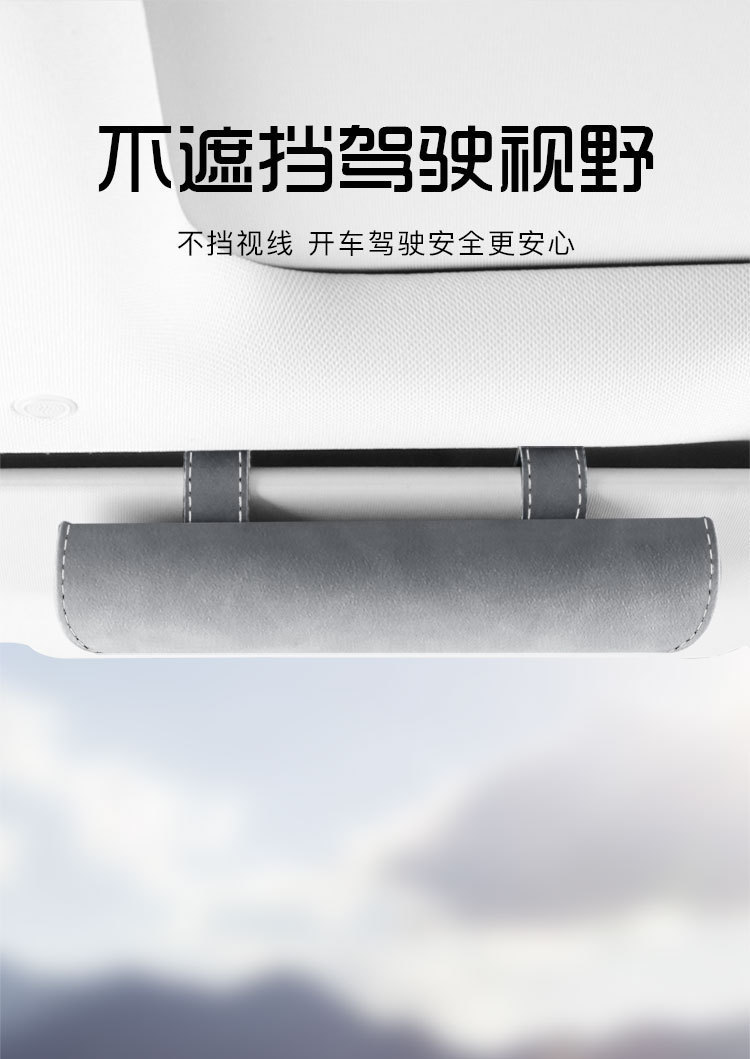 New Car Glasses Case, Glasses Clip, Car Card Holder, Bill Holder, Multifunctional Car Sunglasses Storage Box