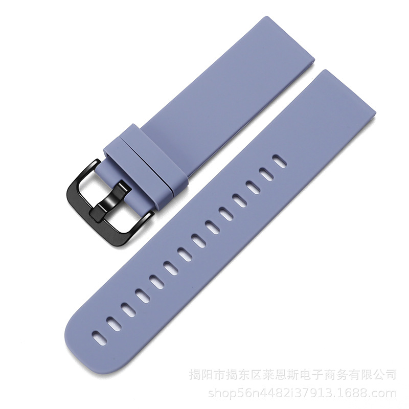 SX-Lavender Purple-Black buckle [Tail Silicone]