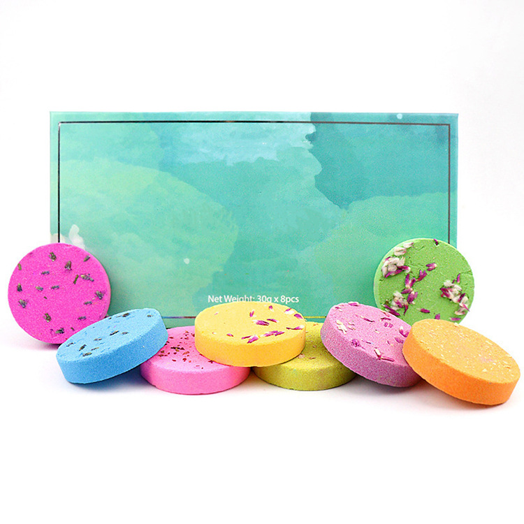 Cross-border hotel cleaning moisturizing bubble bath household aromatherapy bathtub bath salt sheets box fragrant dried flowers shower sheets
