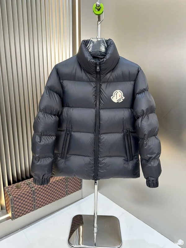 25新款蒙家羽绒服立领加厚保暖宽松时尚大logo徽标男女同款羽绒服|undefined