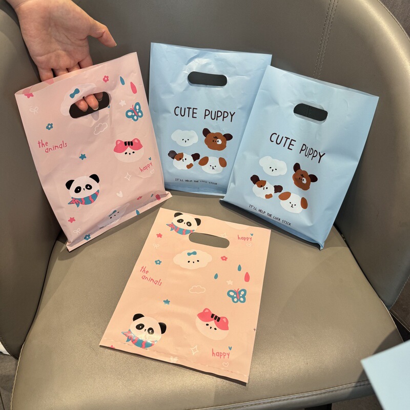 Clothing Store Tote Bag Portable Bag Ins Style Shopping Bag Blue Puppy Packaging Gift Jewelry Plastic Hairpin Clothing Store Tote Bag Portable Bag Ins Style Shopping Bag Blue Puppy Packaging Gift Jewelry Plastic Hairpin