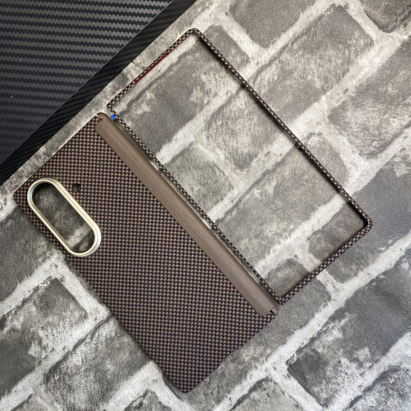 Samsung zfold7 中央軸携帯電話ケース ケブラー磁気 SAMSUNG fold7 アラミド繊維保護に適しています。|undefined