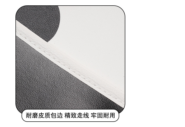 Car Anti-Kick Pad, Cute Panda Car Seat Back Anti-Dirty and Wear-Resistant Protective Pad, Creative Multi-Functional Car Storage Bag