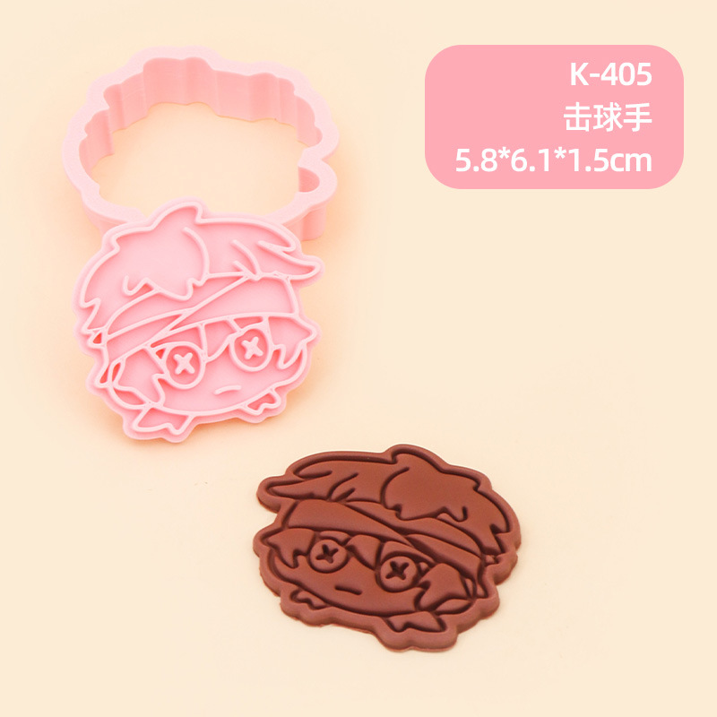 Juego de Moldes para Galletas 3D Personajes de Anime de Plástico para Repostería image 60
