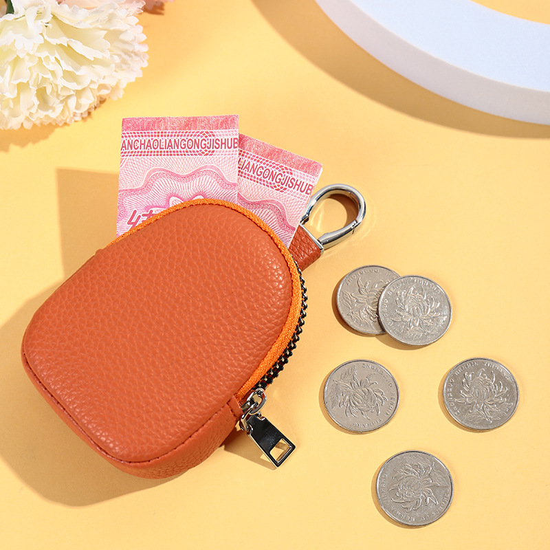 Nueva venta caliente de gran capacidad multifuncional bolso de cintura de llave de automóvil universal unisex estampado litchi universal