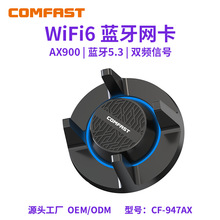 COMFAST CF-947AX 大功率WiFi6免驱动双频蓝牙5.3无线网卡900Mbps
