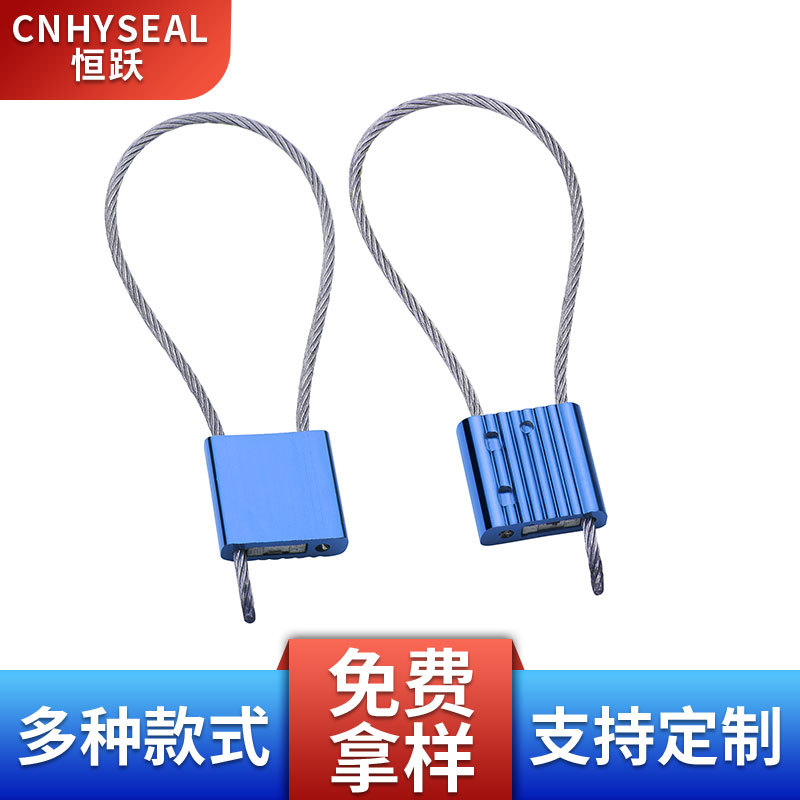 铝合金双锁钢丝封条铝合金钢丝封条集装箱锁油罐封条阀门锁铅密封