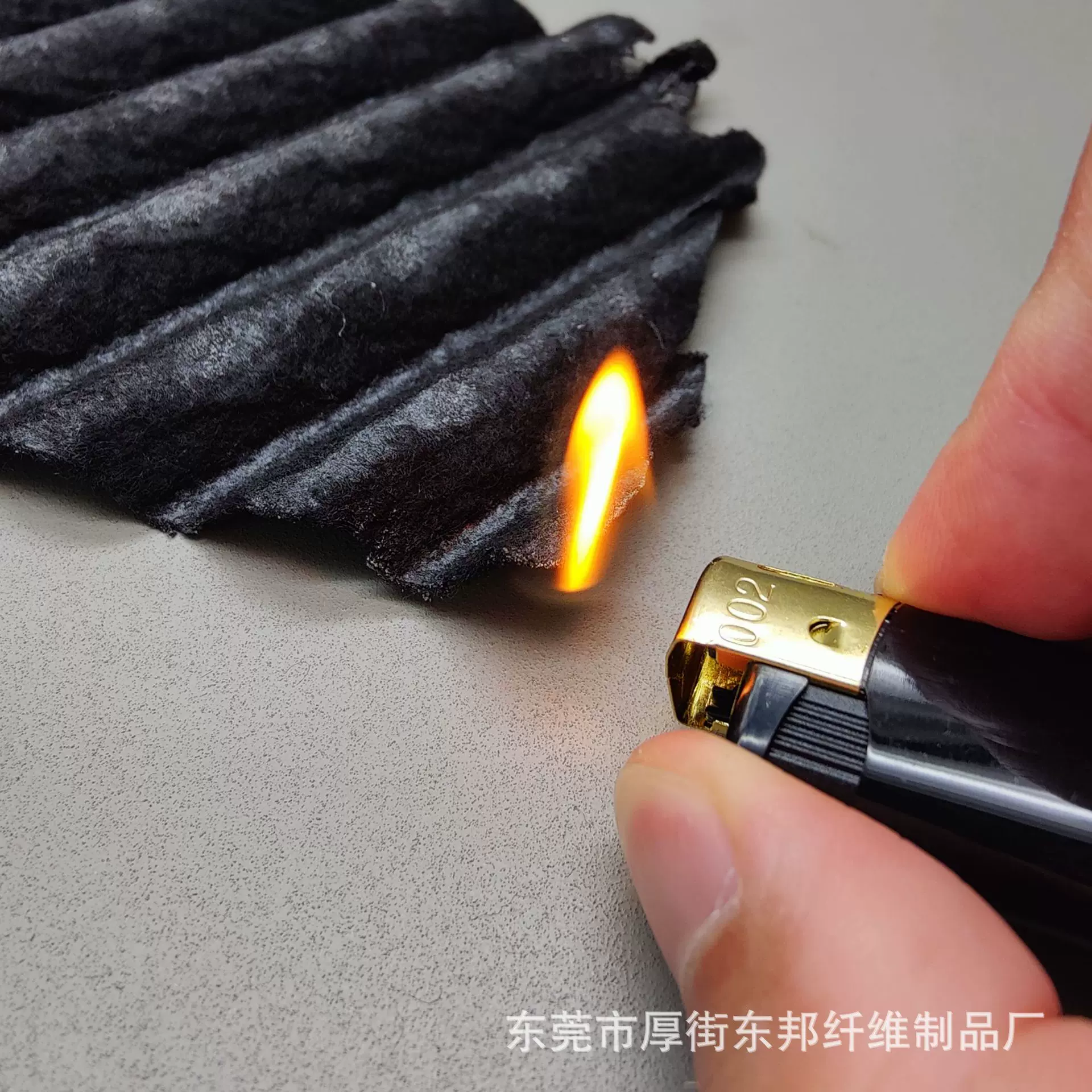 阻燃抗菌针刺无纺布  应用水帘 起到加湿降温过滤作用