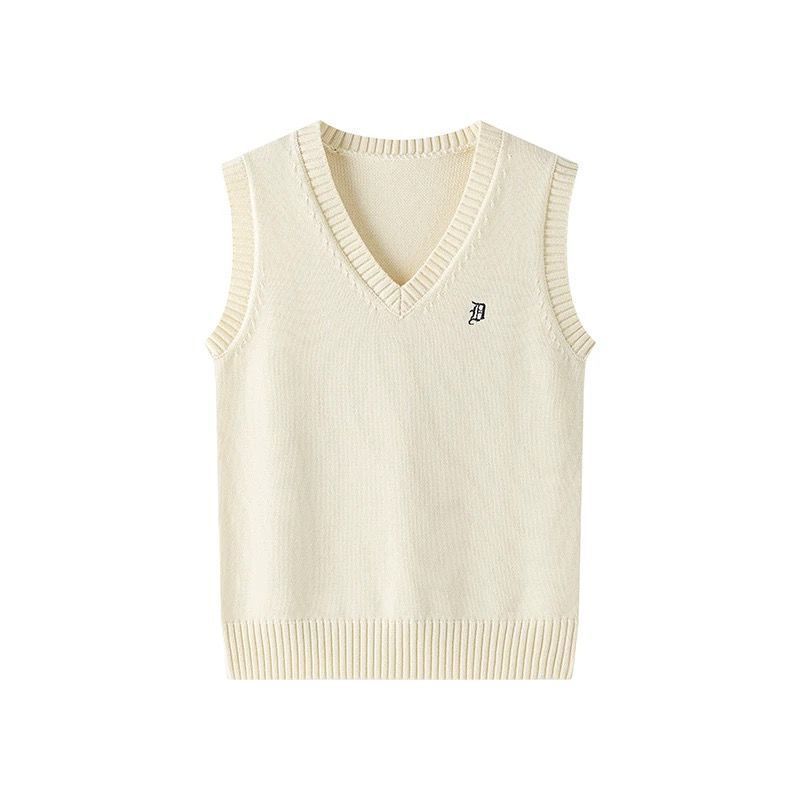 Beige embroidery [one vest]
