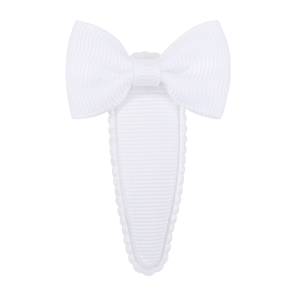 Cute Sweet Solid Color Bow Knot Ribbon Hair Clip display picture 4