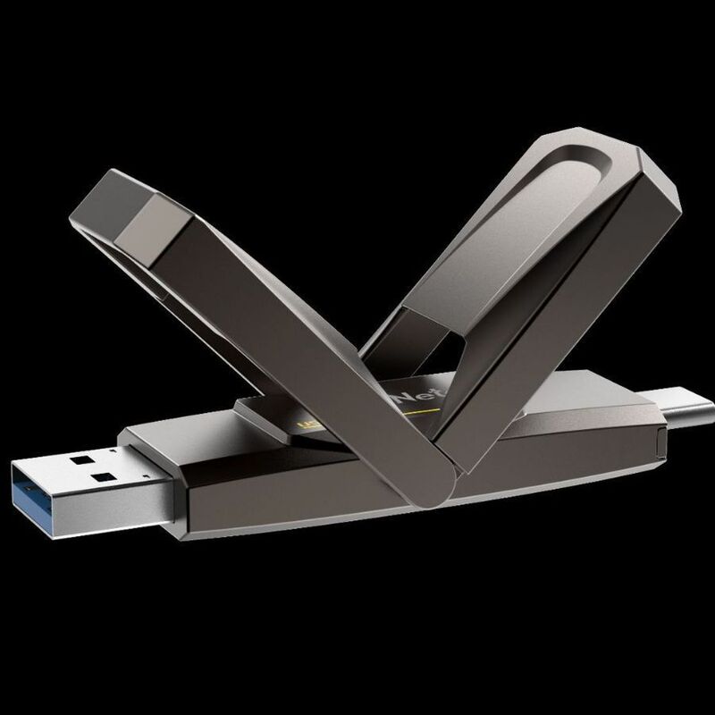 朗科US5高速ソリッドステートUSBメモリ256GB USB3.2 携帯電話とパソコン両用 読込速度550MB/秒 書込速度450MB/秒|undefined