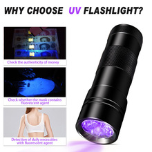 �羳����12led�Ϲ����ͲUV���⾀��n��395�ɹ℩�z�y����ϐ�ӟ�