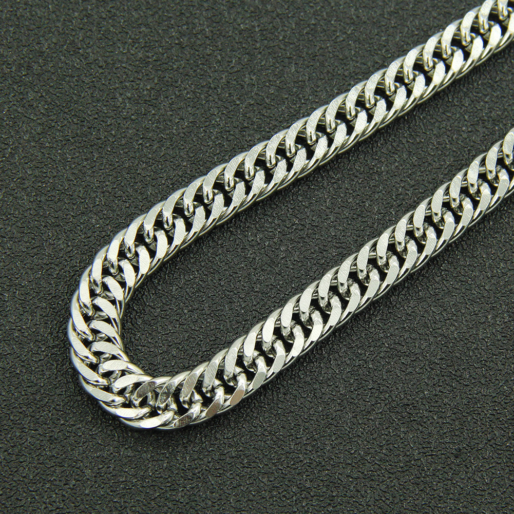 201 Stainless Steel Material Geometric Pattern Unisex INS Style Necklace Geometric 201 Stainless Steel Patchwork Men Pendant Necklaces