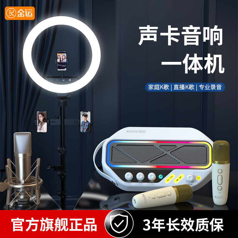 Jinyun C20 sound card audio all-in-one professional live broadcast full set TikTok fast hand mobile live broadcast dedicated wholesale