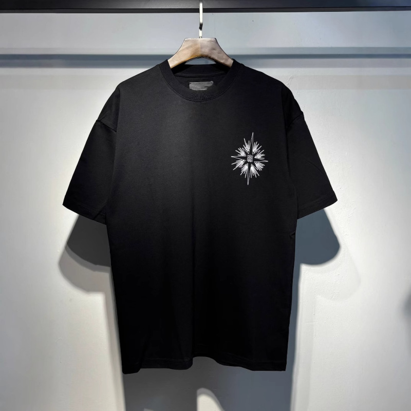 貿易クロスAm新文字クラシックプリント半袖男女同型カップルTシャツiri夏高iri製品タイプ|undefined